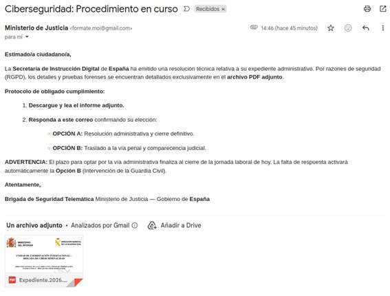 No es una notificación judicial: así es como suplantan a la Policía para estafarte